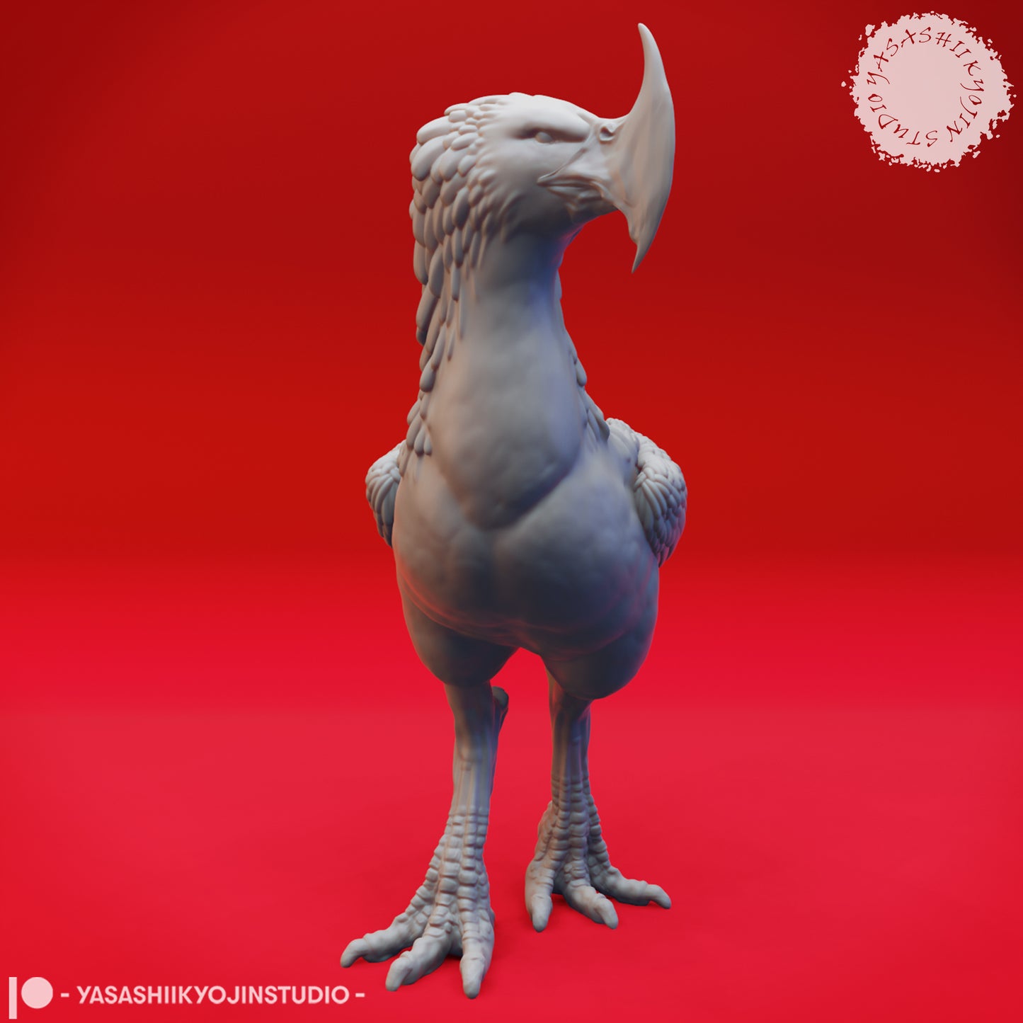 Axe Beak - 3D Printed Mini for Tabletop Gaming, Dungeons and Dragons, Pathfinder, Kings of War and other RPG's