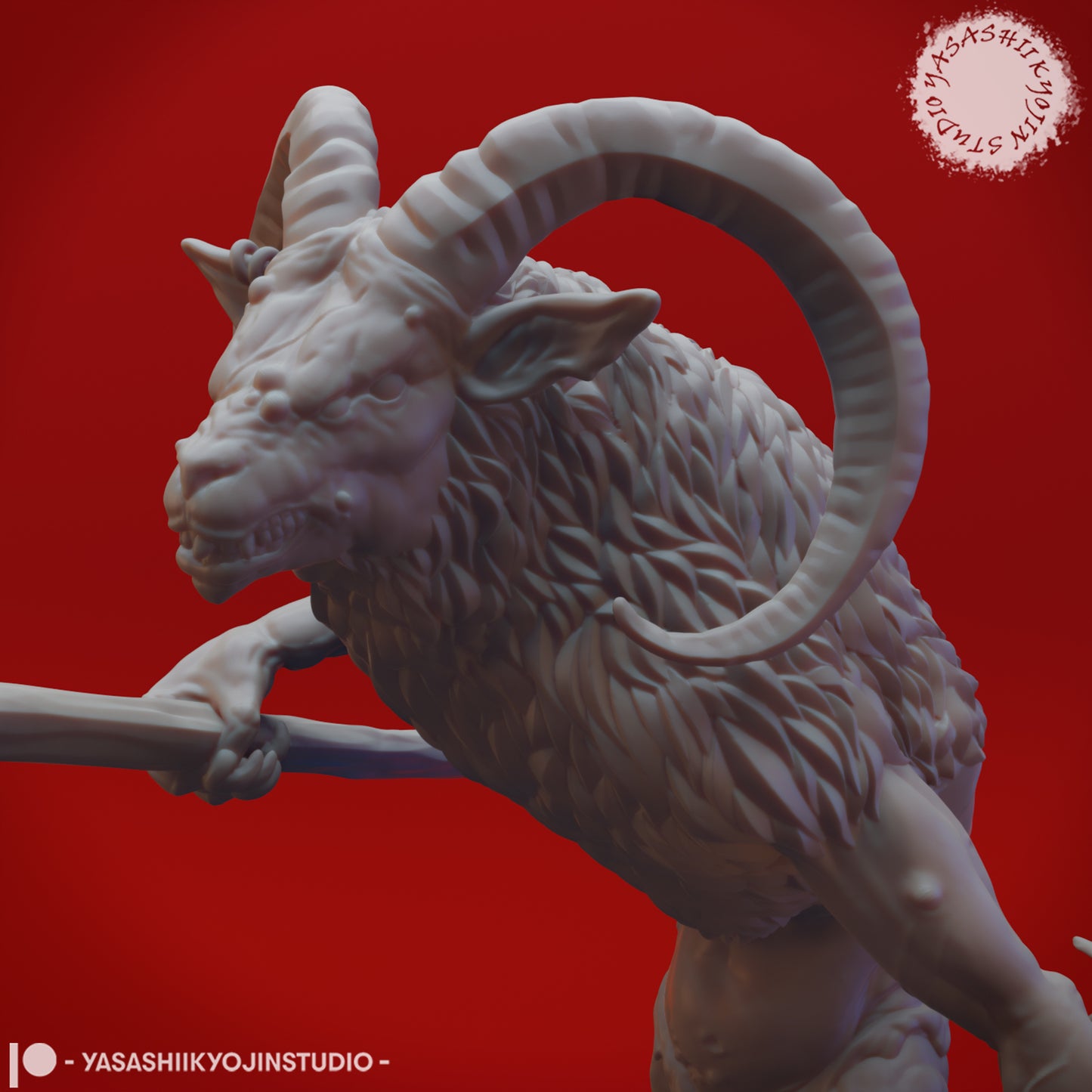 Bulezau - 3D Printed Mini for Tabletop Gaming, Dungeons and Dragons, Pathfinder, Kings of War and other RPG's