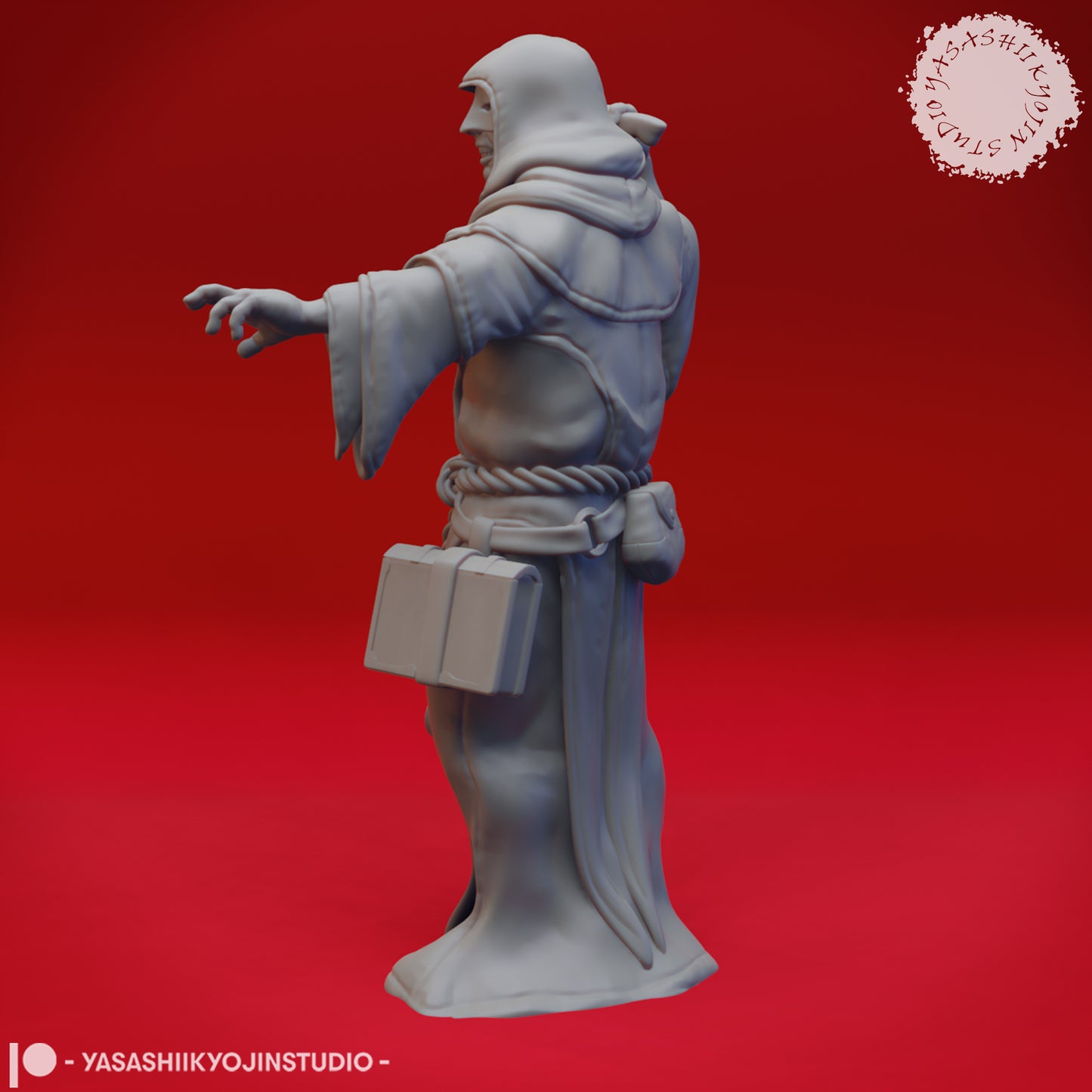 Cultist - Dagger - 3D Printed Mini for Tabletop Gaming, Dungeons and Dragons, Pathfinder, Kings of War and other RPG's