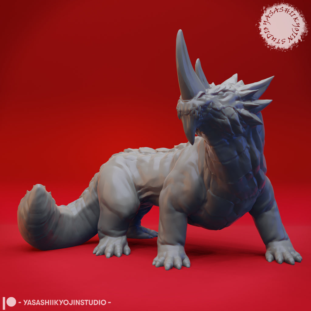 Guard Drake - 3D Printed Mini for Tabletop Gaming, Dungeons and Dragons, Pathfinder, Kings of War and other RPG's