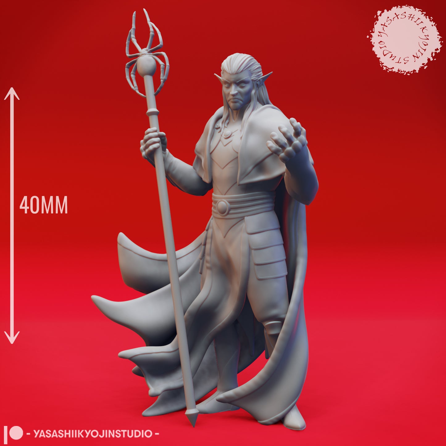 Eclipse of Drow - Bundle - 3D Printed Minis for Tabletop Gaming, Dungeons and Dragons, Pathfinder, Kings of War and other RPG's