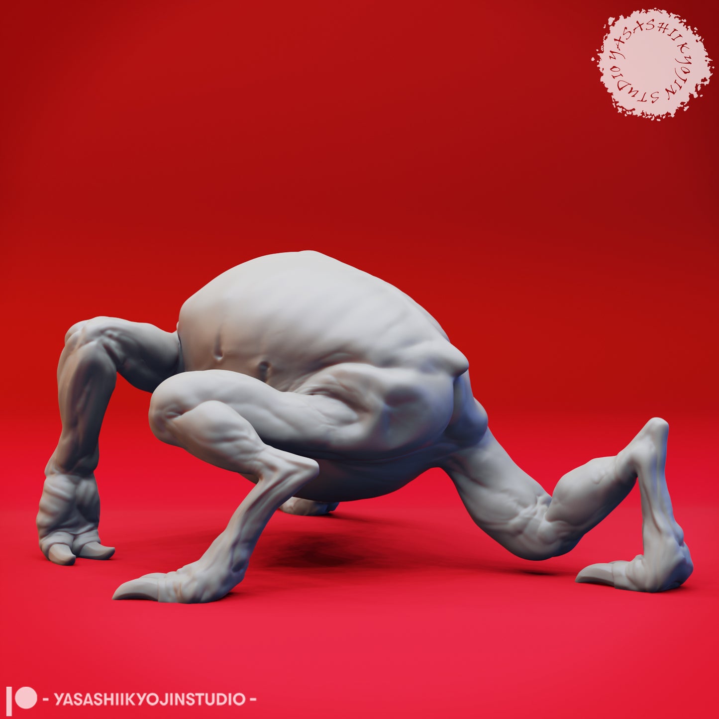 Ettercap - Crawling - 3D Printed Mini for Tabletop Gaming, Dungeons and Dragons, Pathfinder, Kings of War and other RPG's