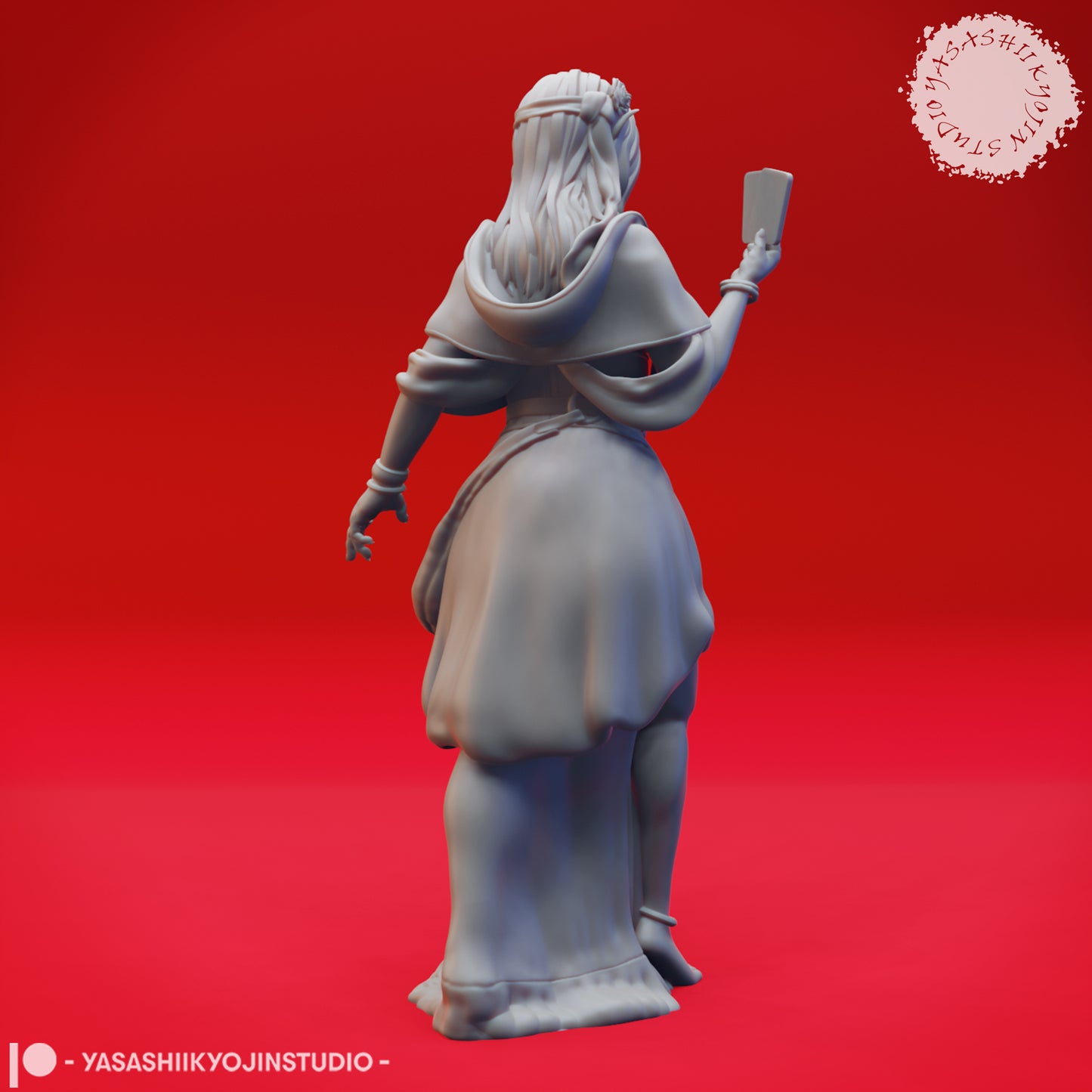 Fortune Teller - NPC - 3D Printed Mini for Tabletop Gaming, Dungeons and Dragons, Pathfinder, Kings of War and other RPG's