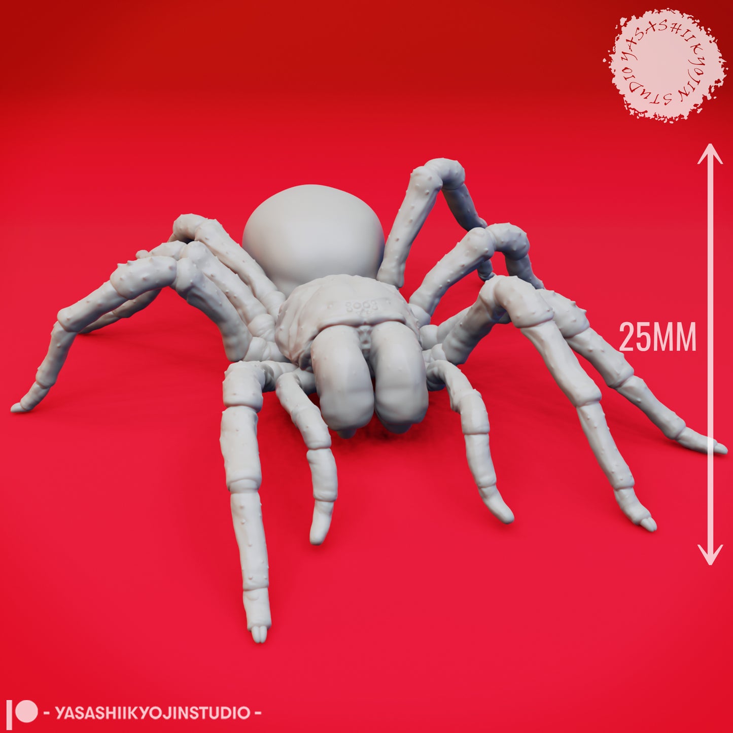 Giant Spider - Tabletop Miniature (Pre-Supported STL)