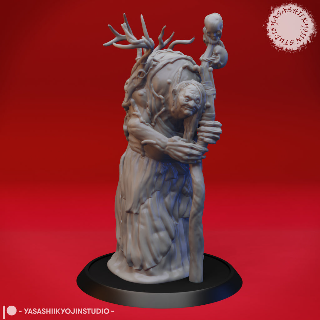 Annis Hag - 3D Printed Mini for Tabletop Gaming, Dungeons and Dragons, Pathfinder, Kings of War and other RPG's