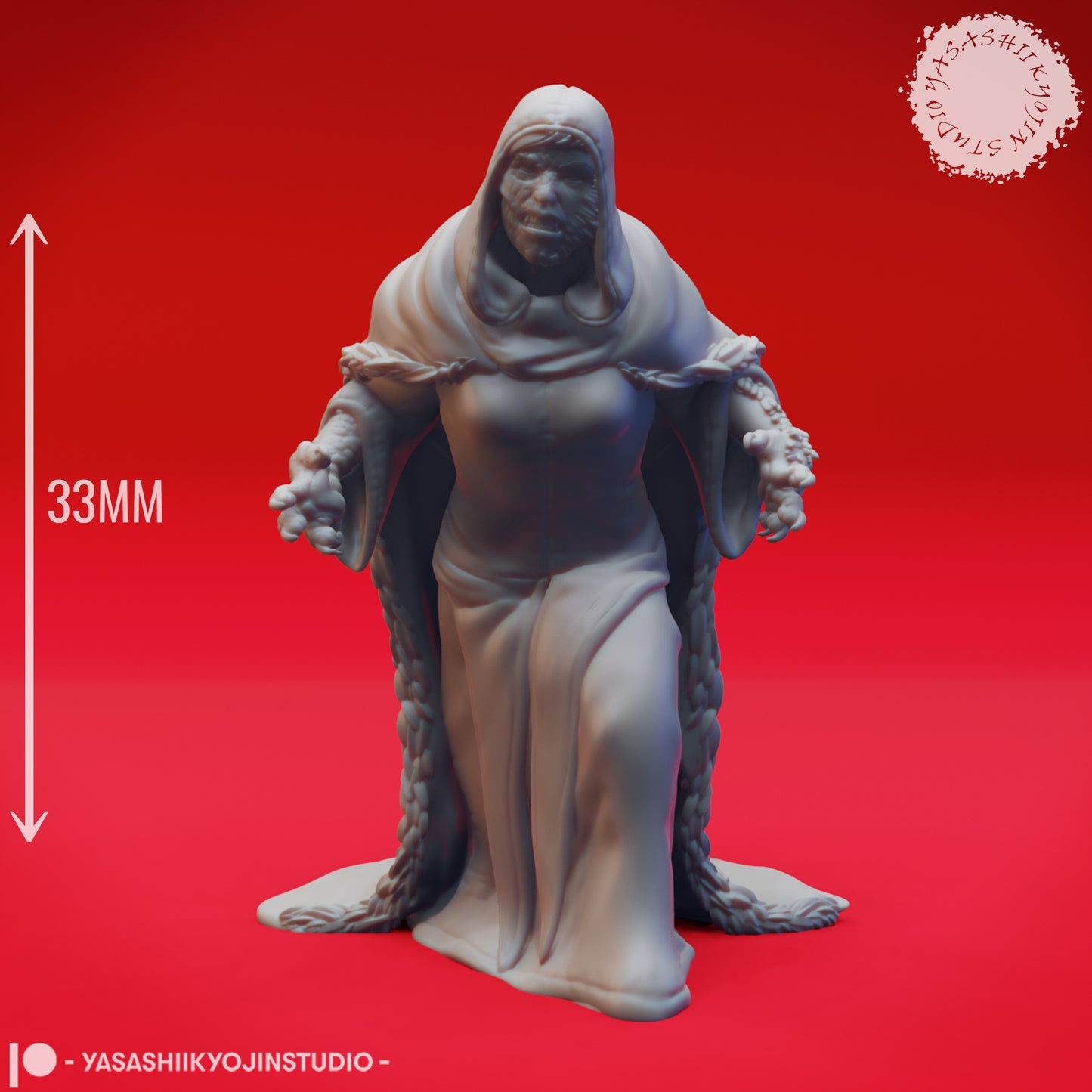Mongrelfolk - Zygfrek - Tabletop Miniature (Pre-Supported STL)