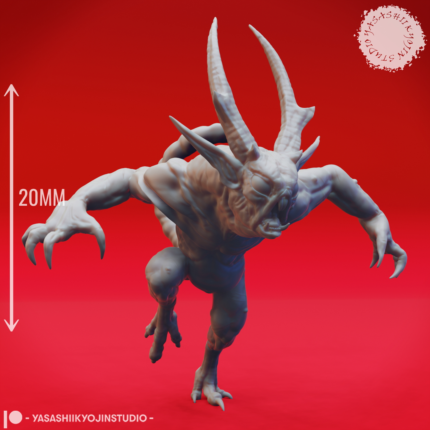 Quasit Swarm - Bundle - 3D Printed Mini for Tabletop Gaming, Dungeons and Dragons, Pathfinder, Kings of War and other RPG's