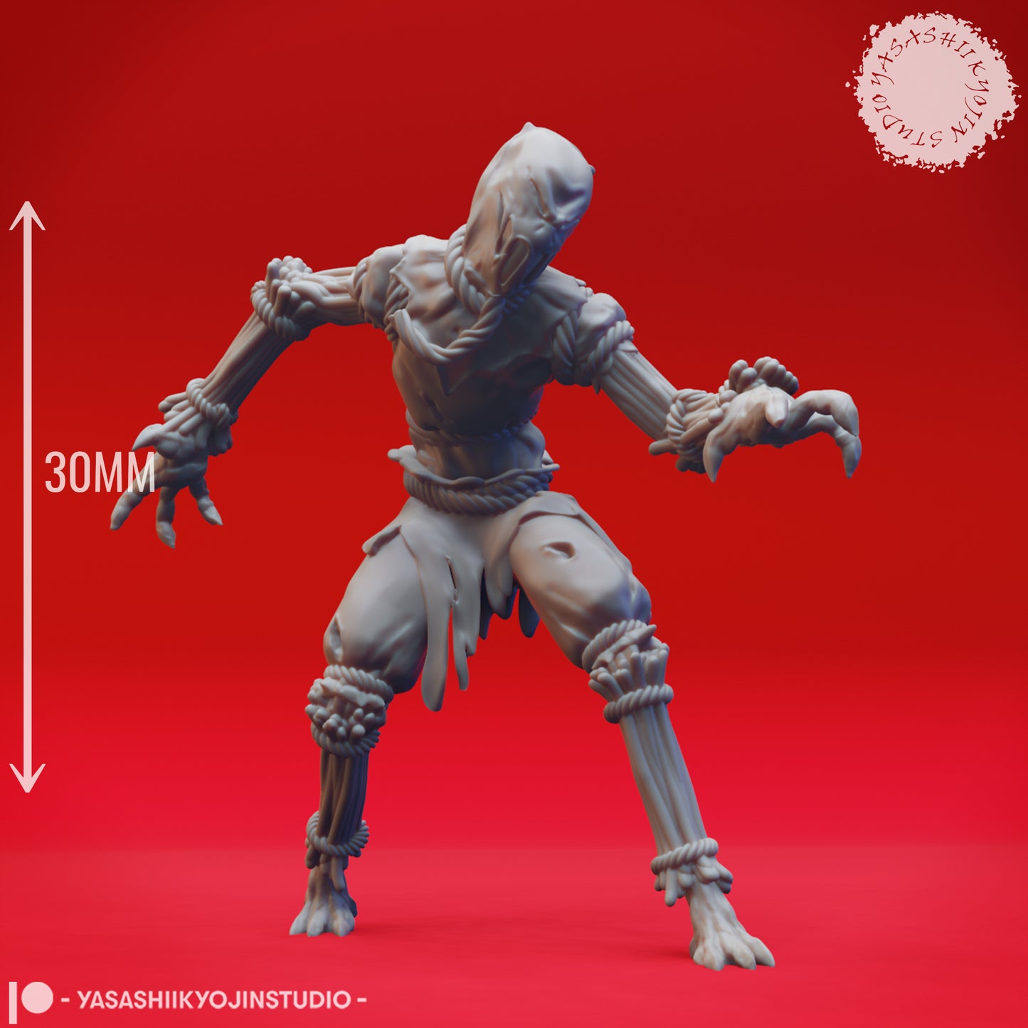 Scarecrow Horde - Bundle - 3D Printed Minis for Tabletop Gaming, Dungeons and Dragons, Pathfinder, Kings of War and other RPG's