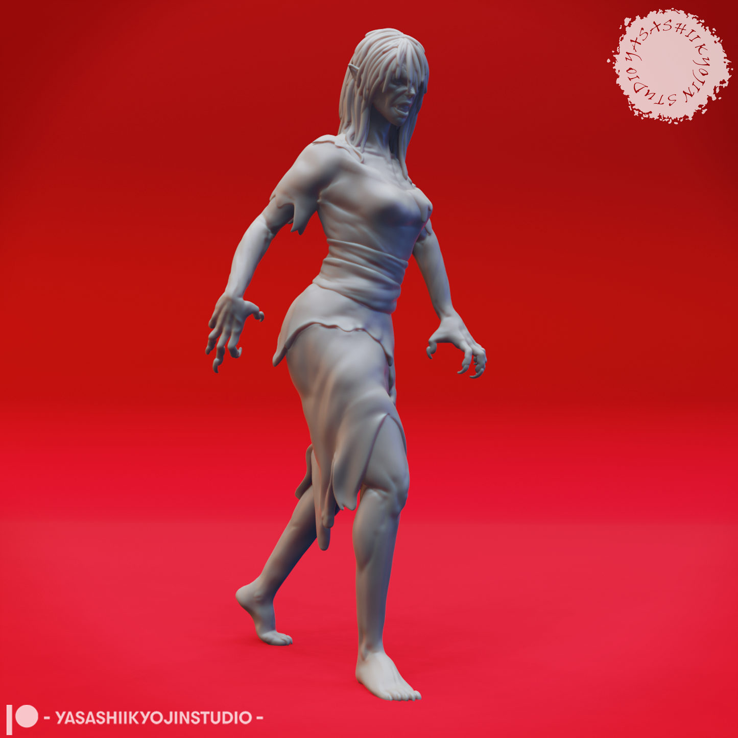 Vampire Spawn - Stalking - 3D Printed Minis for Tabletop Gaming, Dungeons and Dragons, Pathfinder, Kings of War and other RPG's