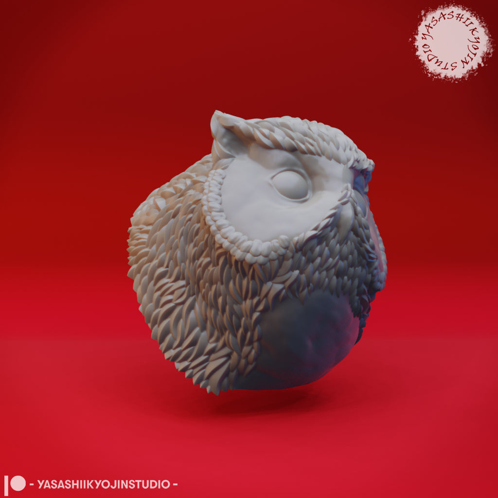 Owlbear Cub - Bust STL