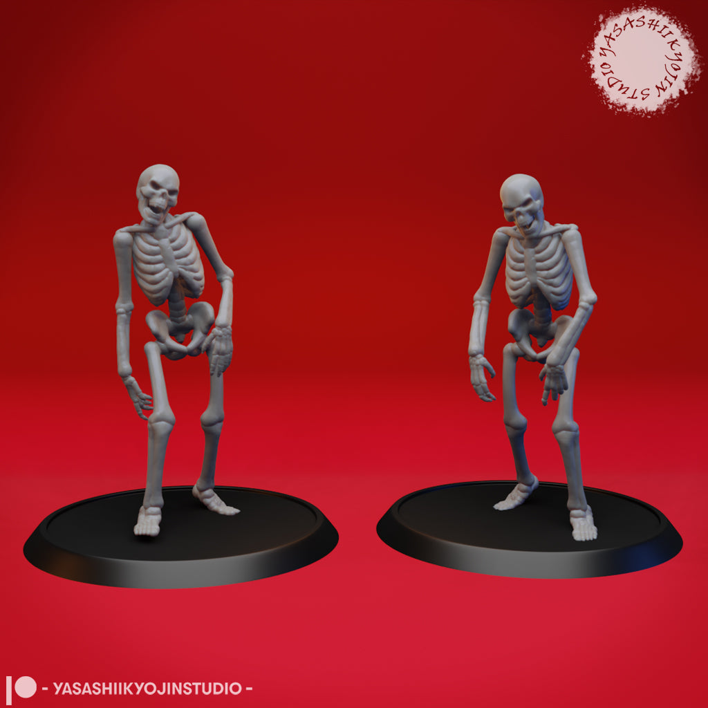 Undead Skeleton Bundle - Tabletop Miniatures STL