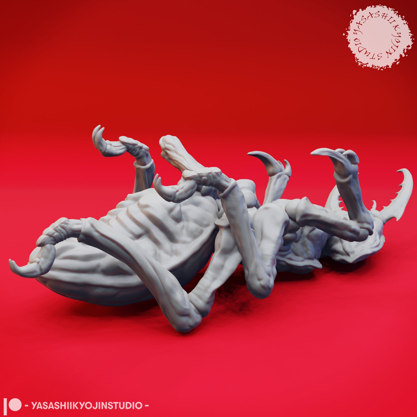 Ankheg - Defeated - Tabletop Miniature (Pre-Supported STL)