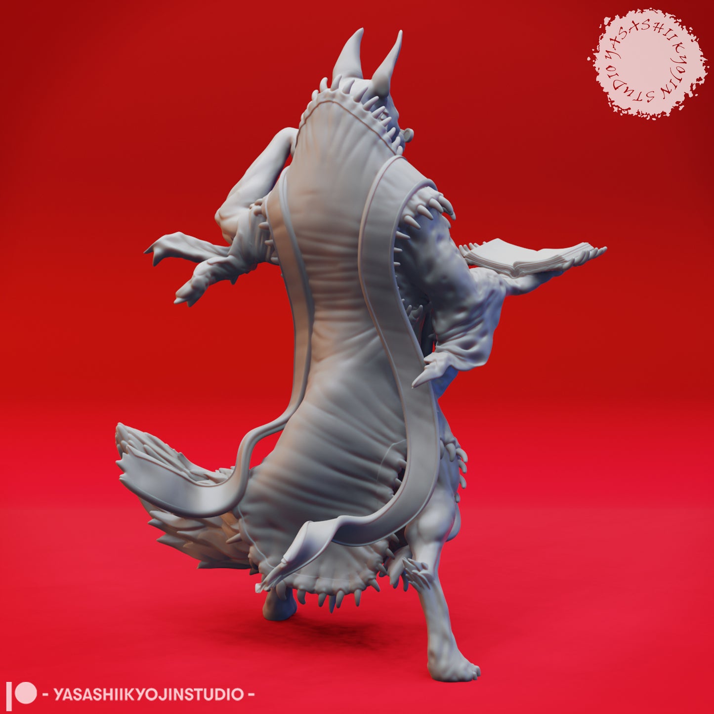 Arcanaloth - Spellcaster - Tabletop Miniature (Pre-Supported STL)