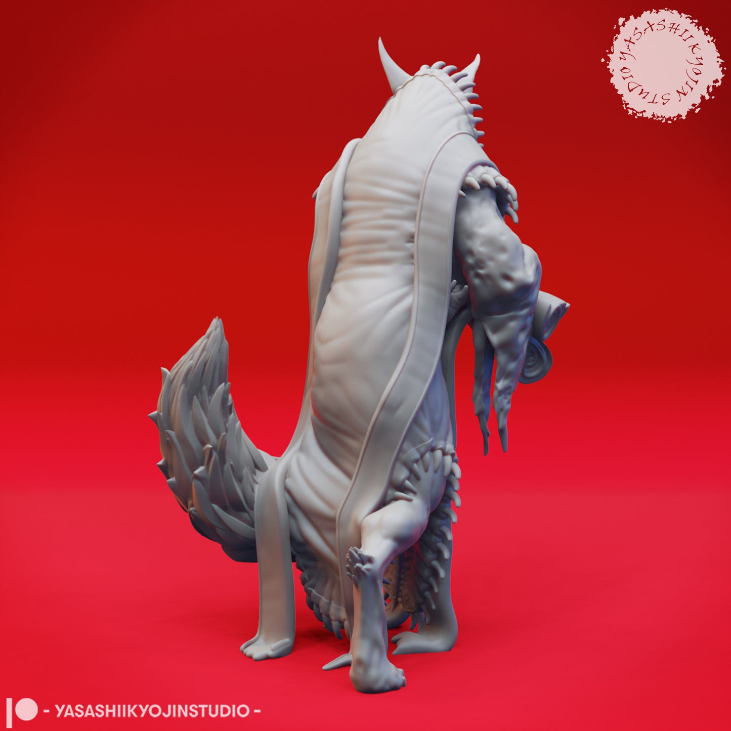 Arcanaloth - Record Keeper - Tabletop Miniature (Pre-Supported STL)