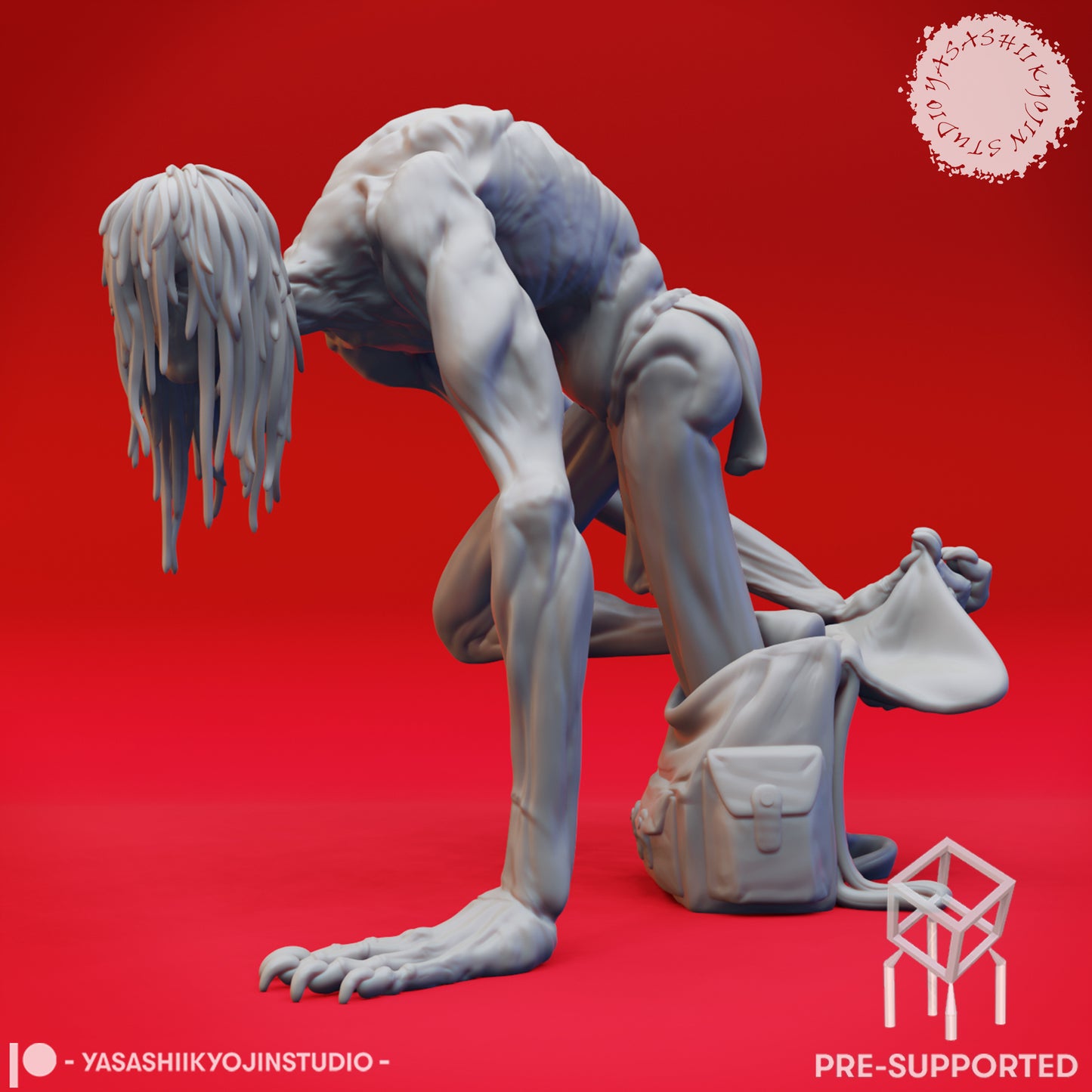 Bagman - Tabletop Miniature (Pre-Supported STL)