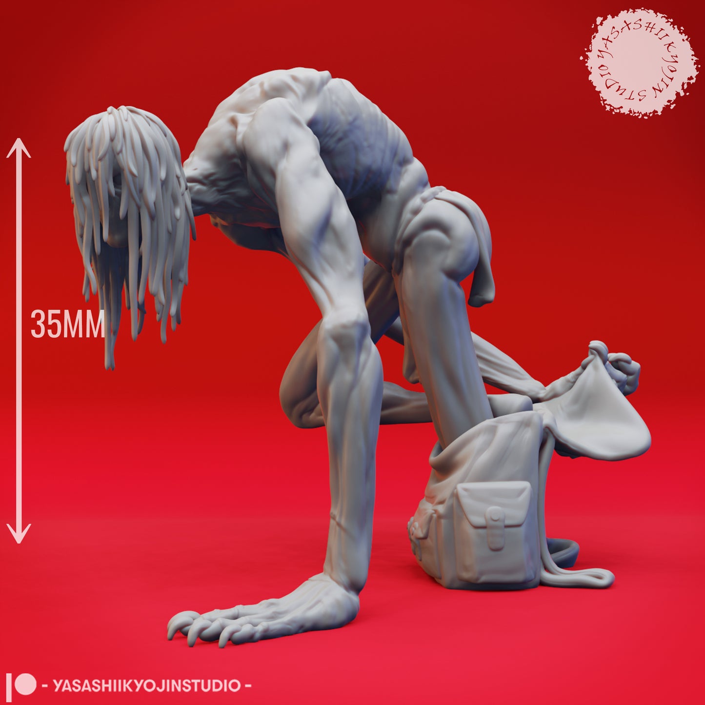 Bagman - Tabletop Miniature (Pre-Supported STL)