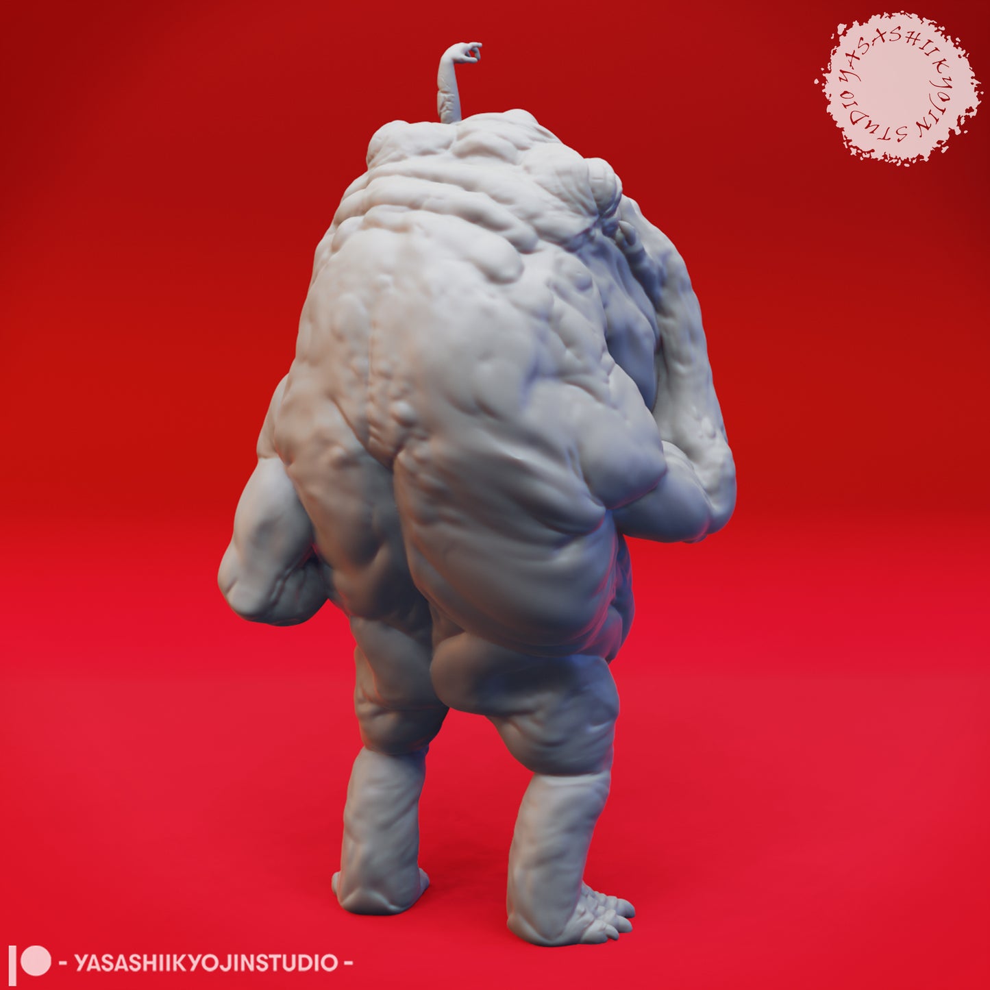 Banderhobb - Feeding - 3D Printed Mini for Tabletop Gaming, Dungeons and Dragons, Pathfinder, Kings of War and other RPG's