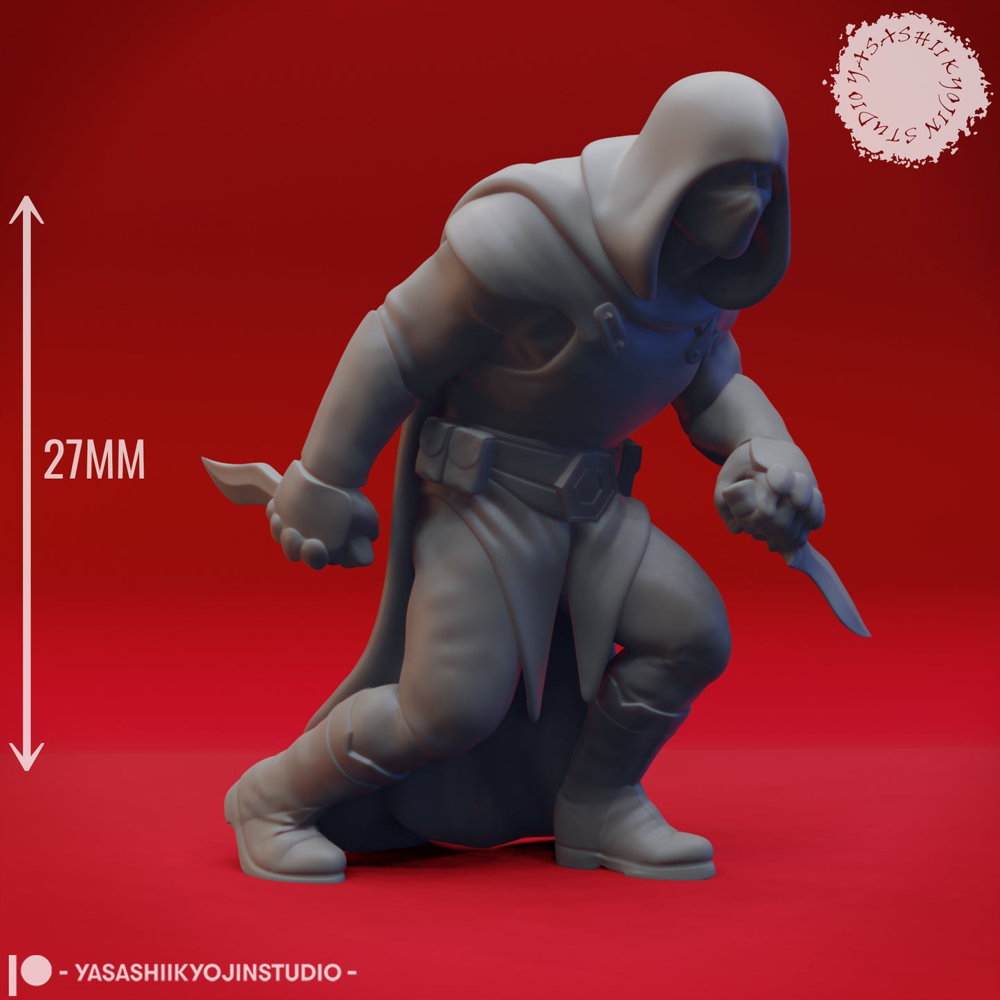 Bandit Mob - Bundle - 3D Printed Minis for Tabletop Gaming, Dungeons and Dragons, Pathfinder, Kings of War and other RPG's
