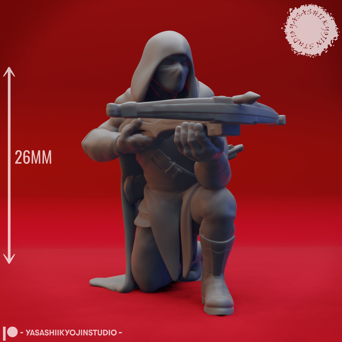 Bandit Mob - Bundle - 3D Printed Minis for Tabletop Gaming, Dungeons and Dragons, Pathfinder, Kings of War and other RPG's