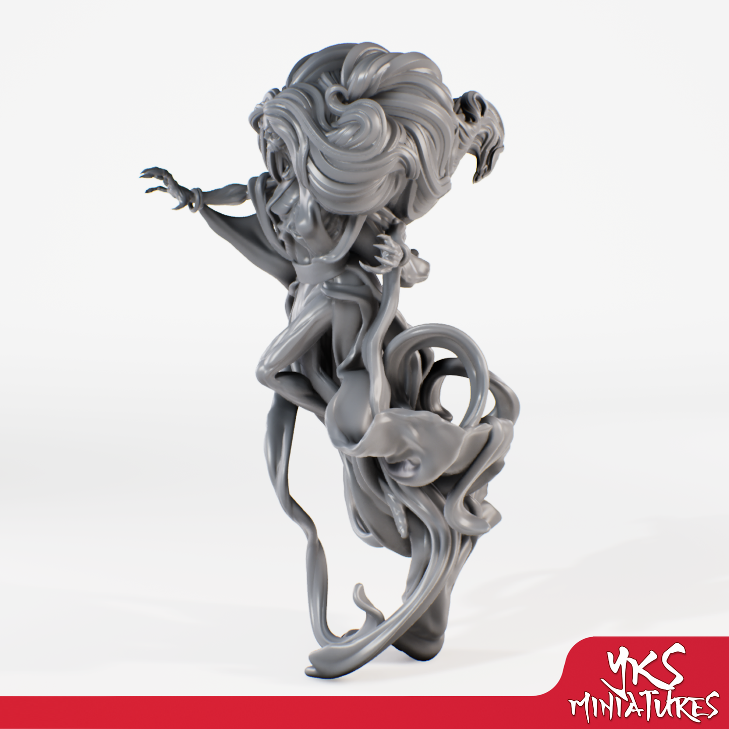 Banshee - 3D Printed Mini for Tabletop Gaming, Dungeons and Dragons, Pathfinder, Kings of War and other RPG's