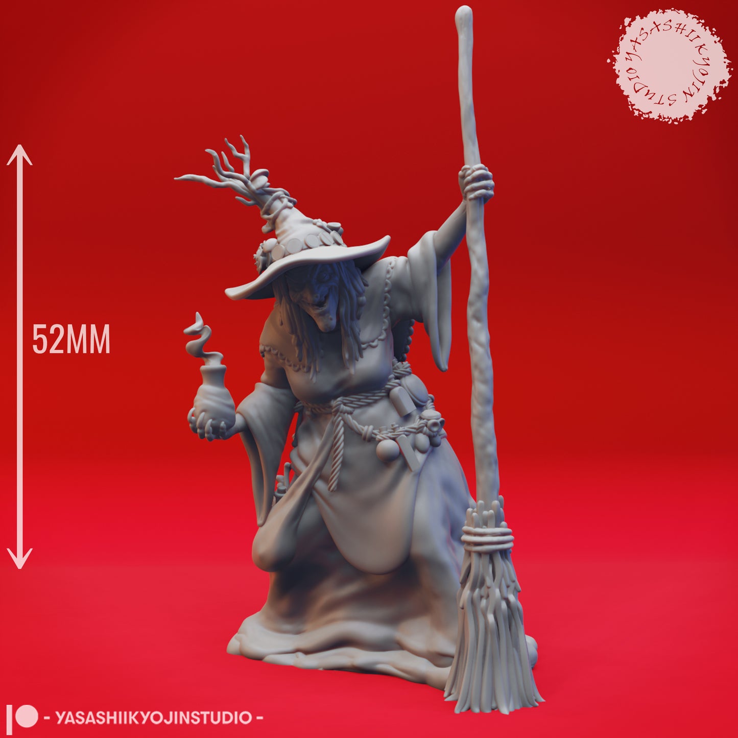 Barovian Witch - Tabletop Miniature (Pre-Supported)