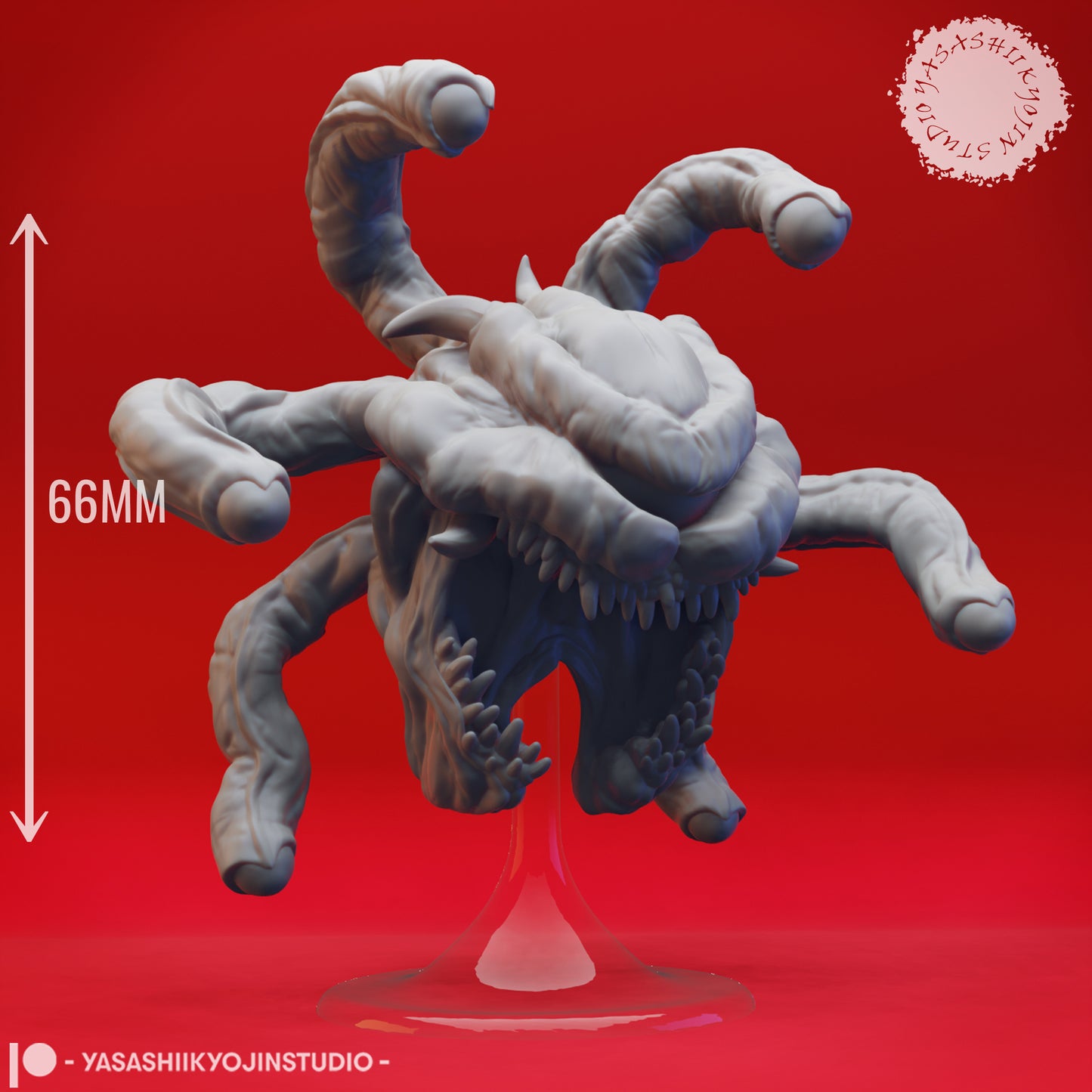 Screaming Beholder - Tabletop Miniature (Pre-Supported STL)