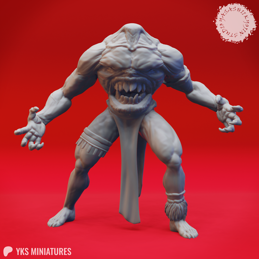 Blemmye - Agro - 3D Printed Mini for Tabletop Gaming, Dungeons and Dragons, Pathfinder, Kings of War and other RPG's (Copy)