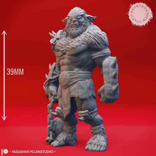 Bugbear - Brute - 3D Printed Mini for Tabletop Gaming, Dungeons and Dragons, Pathfinder, Kings of War and other RPG's