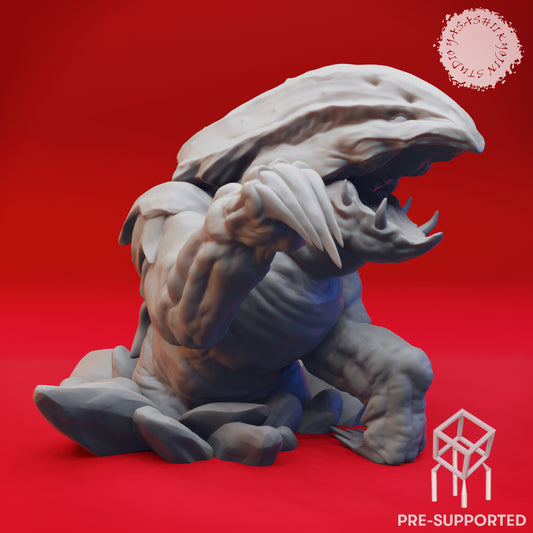 Bulette - Bursting - Tabletop Miniature (Pre-Supported STL)