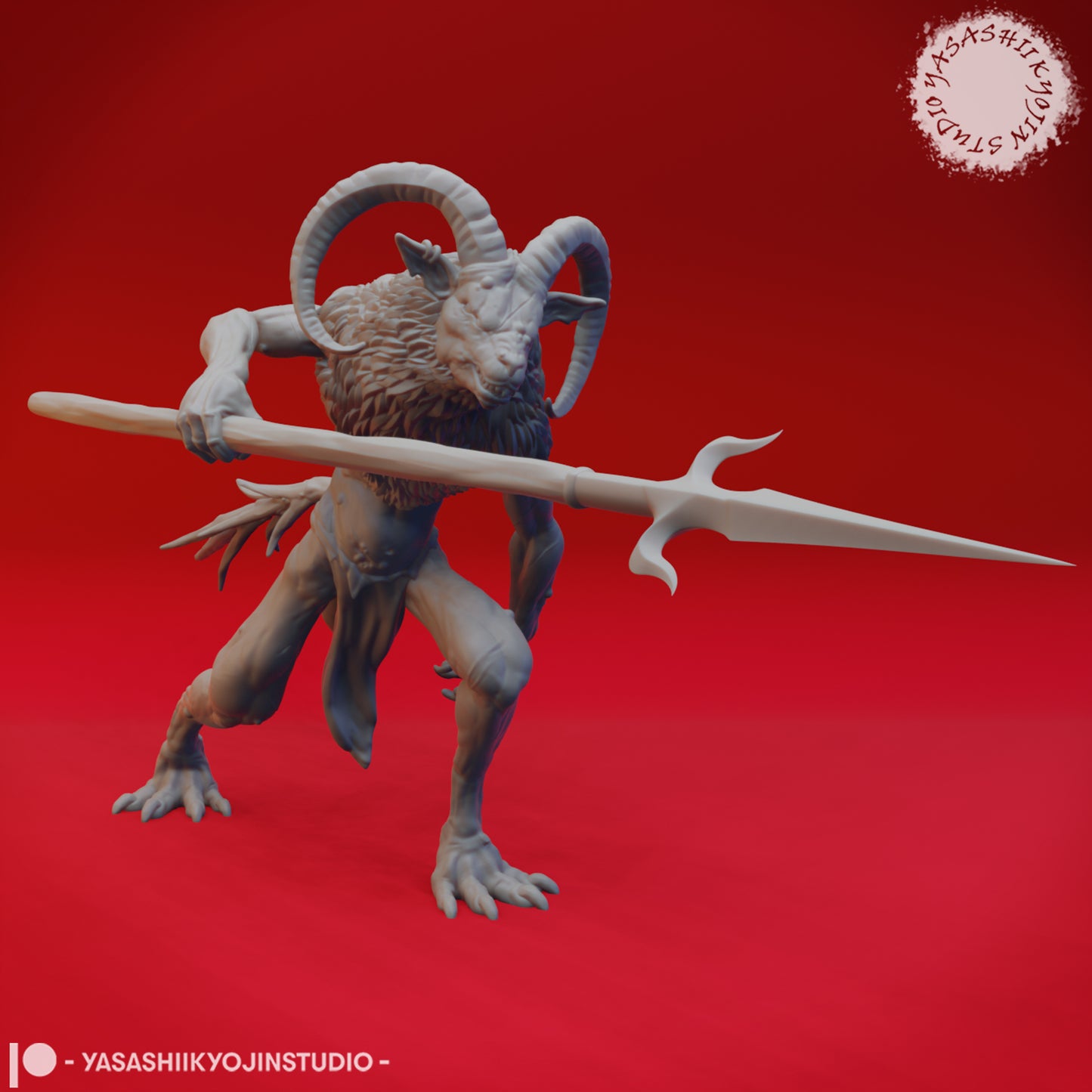 Bulezau - 3D Printed Mini for Tabletop Gaming, Dungeons and Dragons, Pathfinder, Kings of War and other RPG's