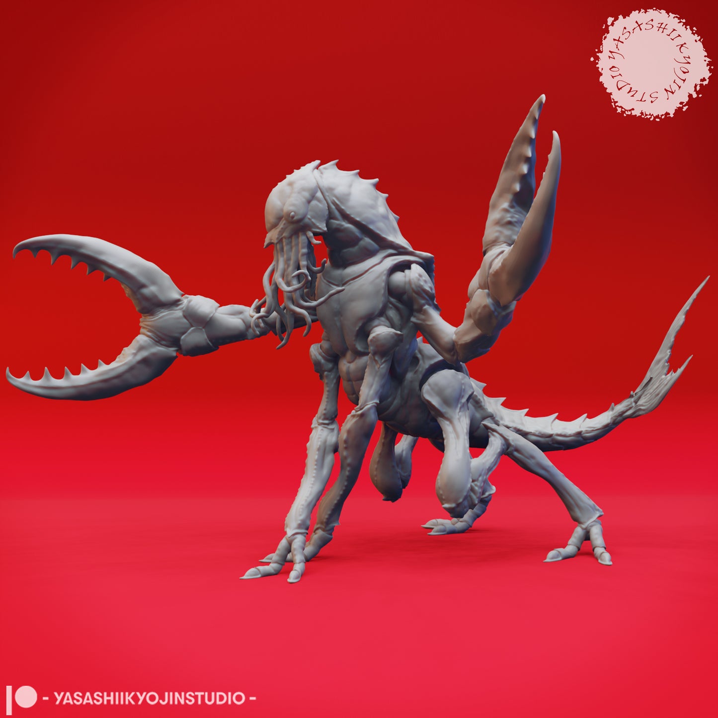 Chuul - Alert - Tabletop Miniature (Pre-Supported STL)