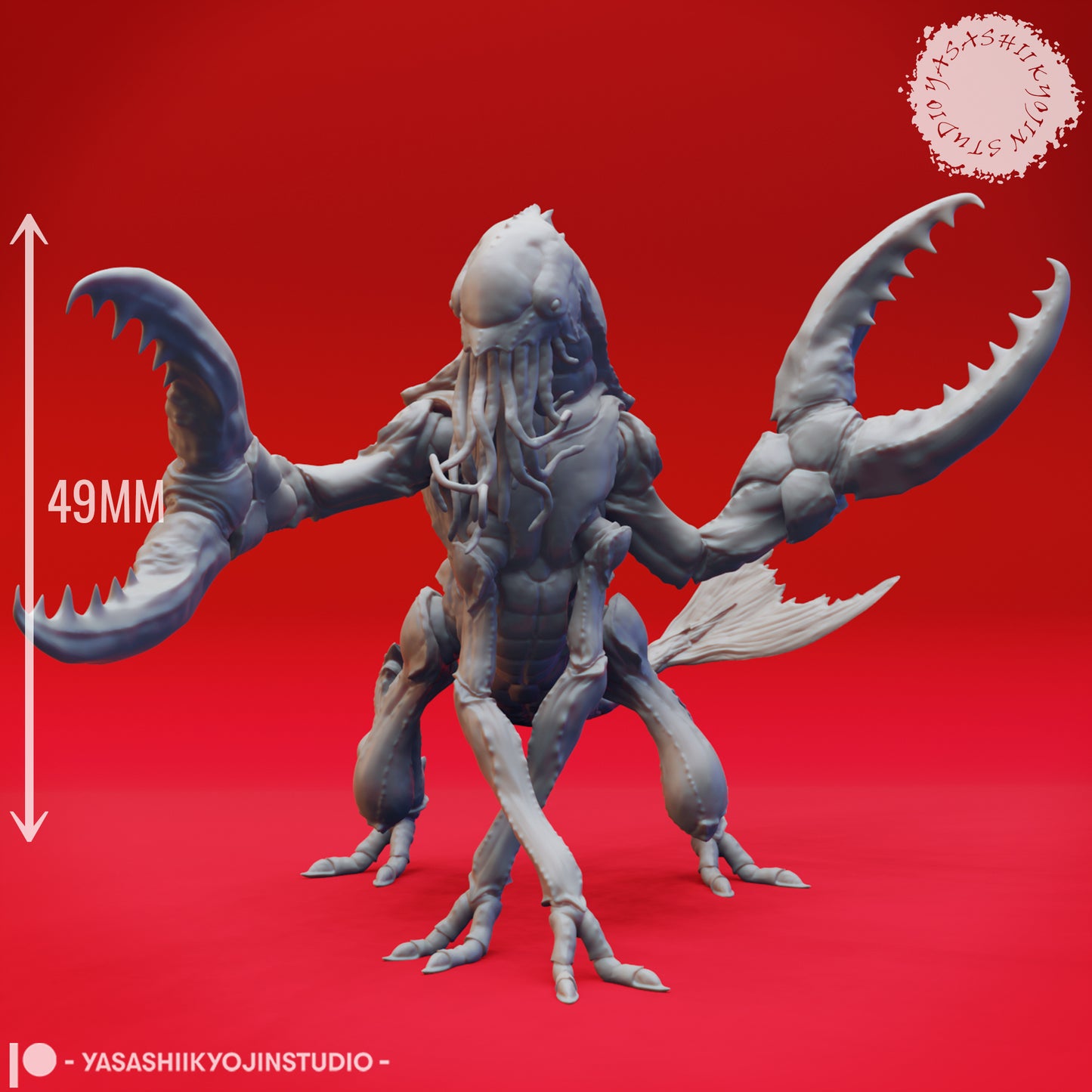 Chuul - Alert - Tabletop Miniature (Pre-Supported STL)