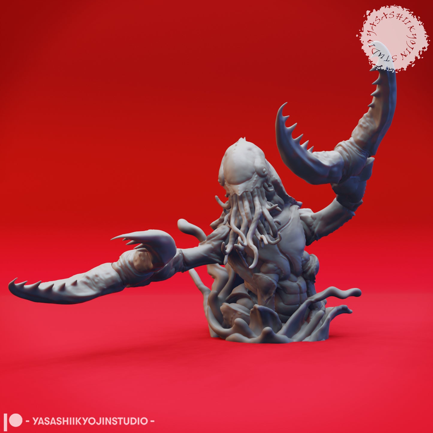 Chuul - Breaching - Tabletop Miniature (Pre-Supported STL)