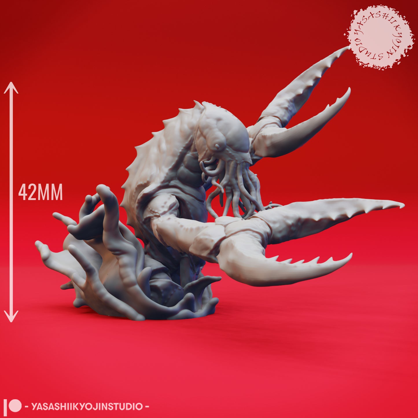 Chuul - Breaching - Tabletop Miniature (Pre-Supported STL)