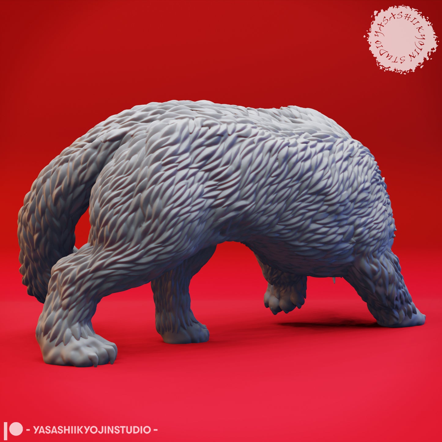 Crag Cat - 3D Printed Mini for Tabletop Gaming, Dungeons and Dragons, Pathfinder, Kings of War and other RPG's