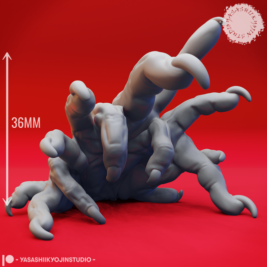 Crawling Claw - Elden - 3D Printed Mini for Tabletop Gaming, DnD, Pathfinder, Daggerheart, Kings of War and other RPG's