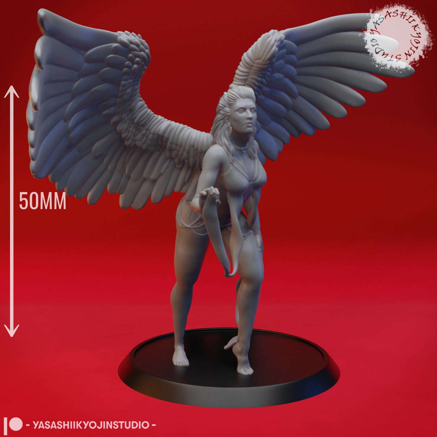 Deva - 3D Printed Mini for Tabletop Gaming, Dungeons and Dragons, Pathfinder, Kings of War and other RPG's