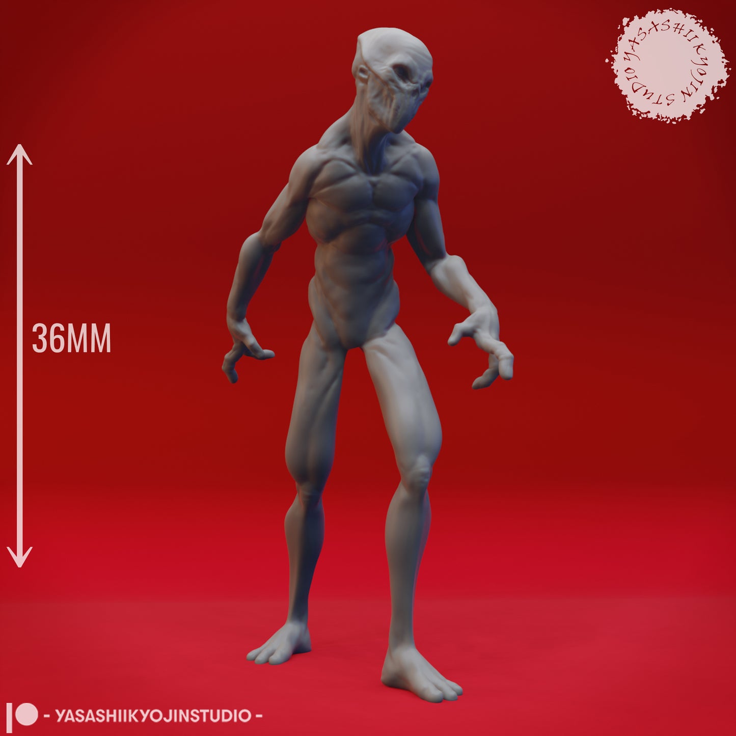 Doppelganger - 3D Printed Mini for Tabletop Gaming, Dungeons and Dragons, Pathfinder, Kings of War and other RPG's