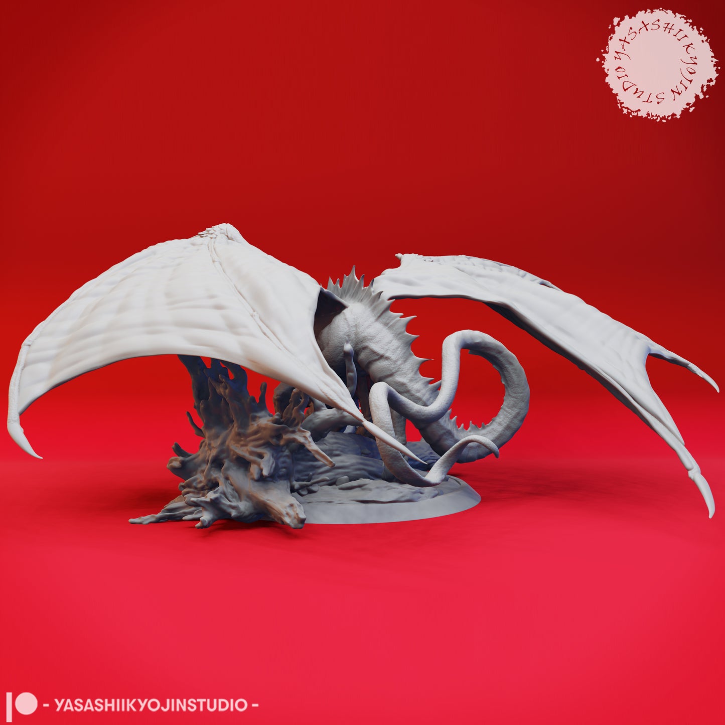 Adult Green Dragon - Tabletop Miniature (Pre-Supported)