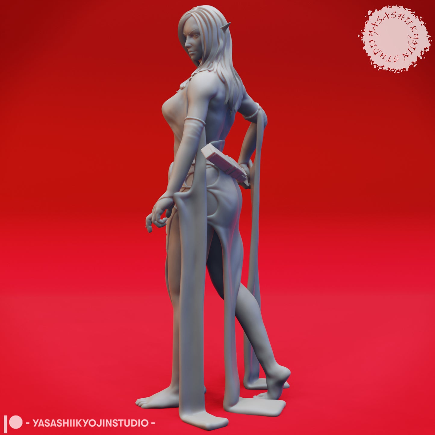 Drow Priestess - Tabletop Miniature (Pre-Supported)