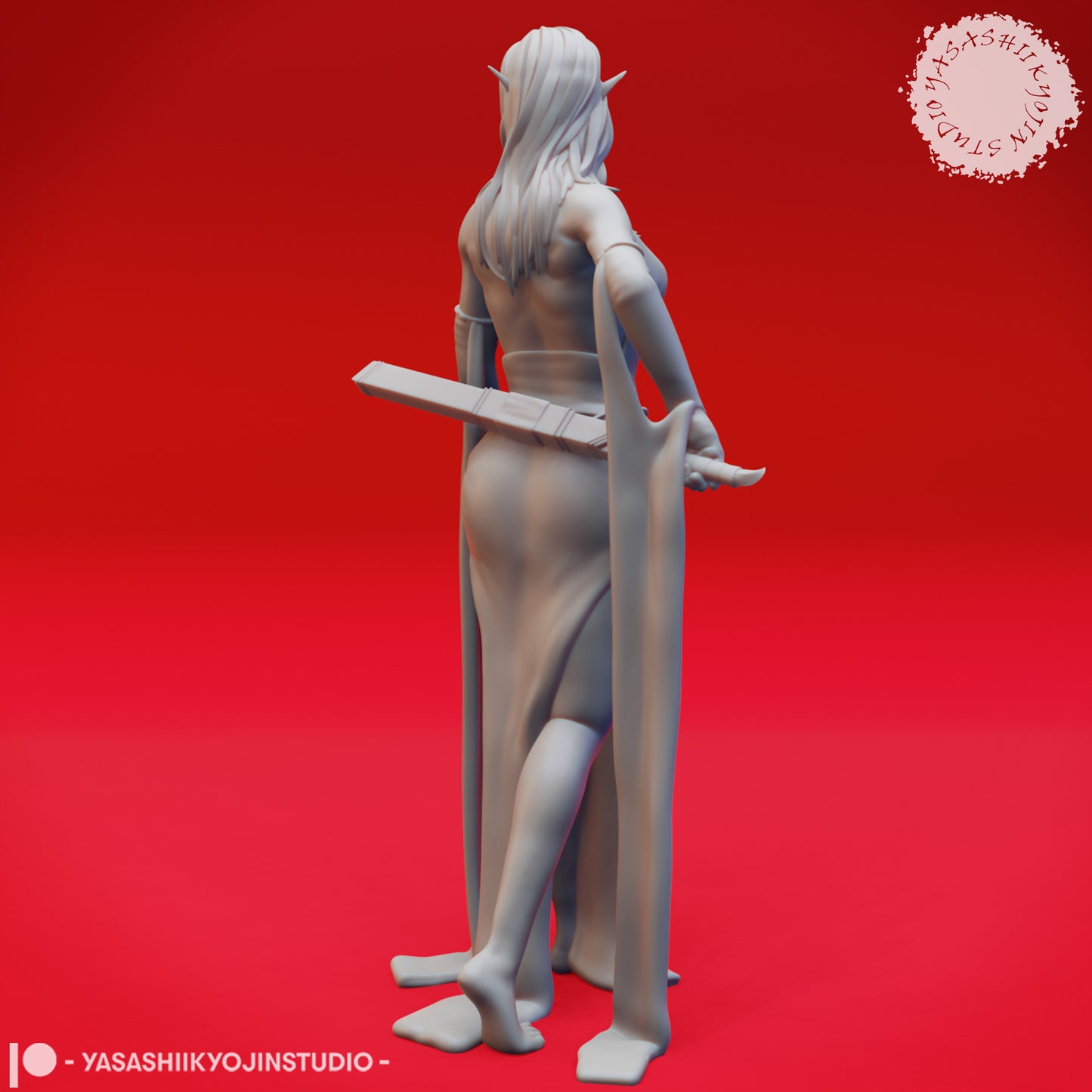 Drow Priestess - Tabletop Miniature (Pre-Supported)