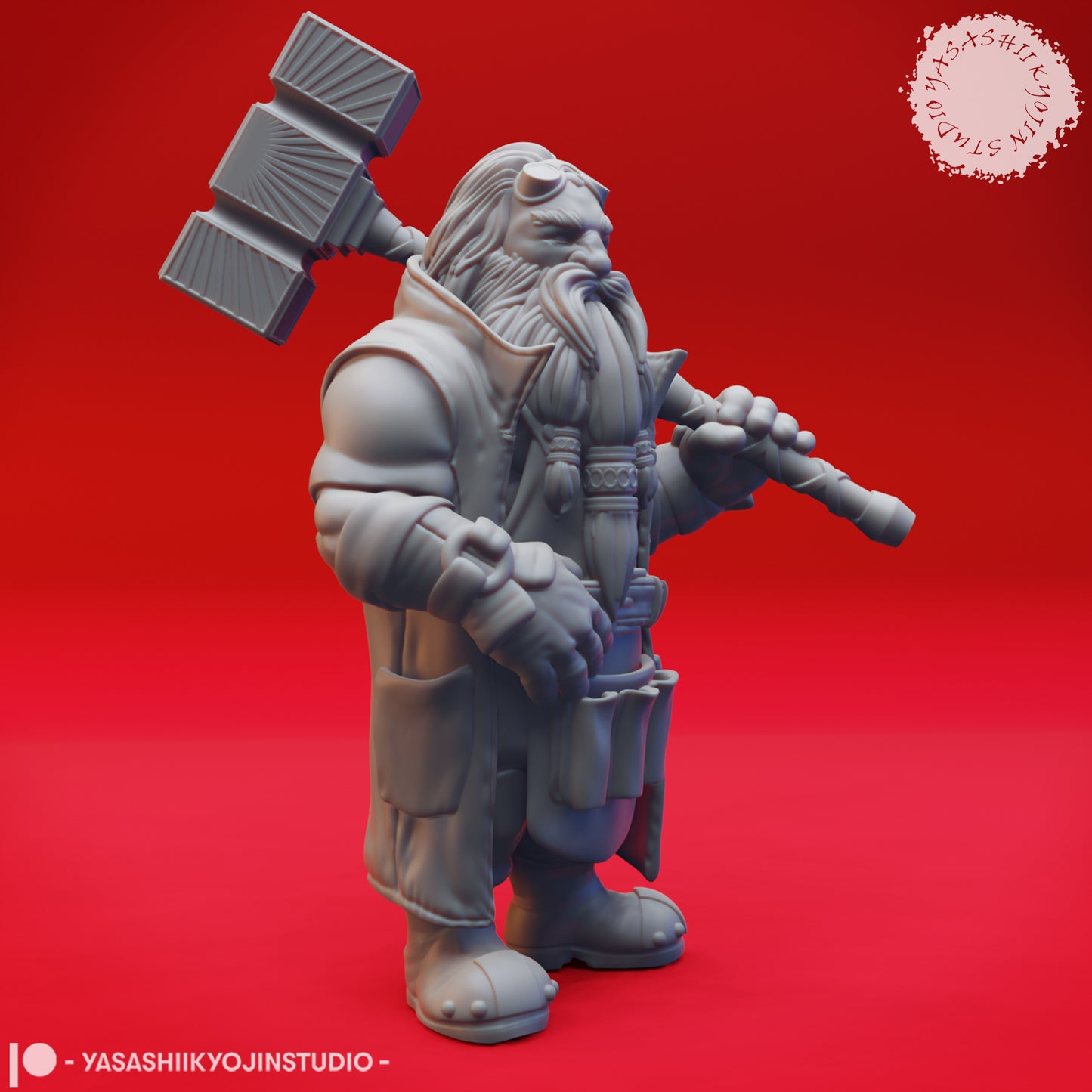 Nundro Rockseeker - Tabletop Miniature (Pre-Supported)