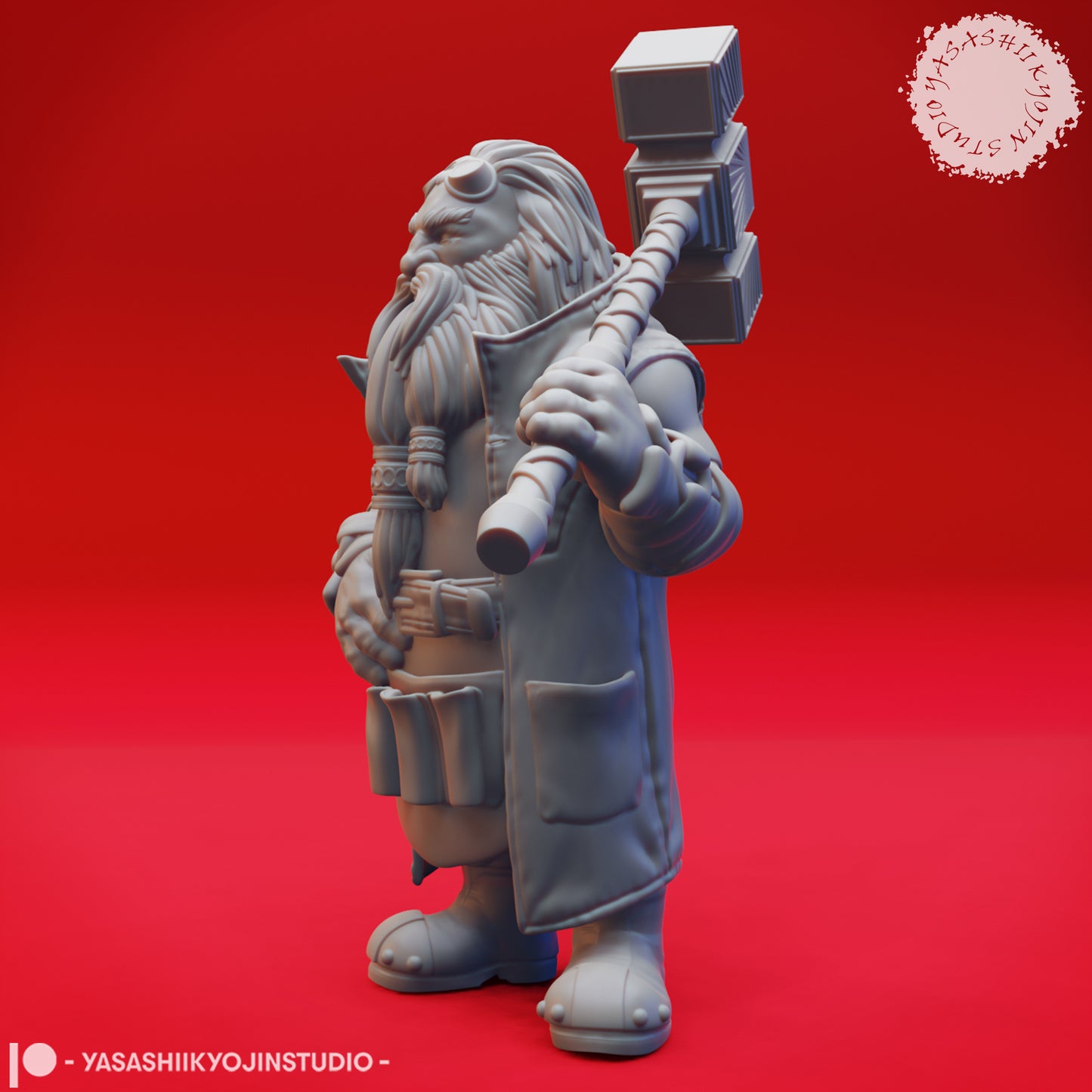 Nundro Rockseeker - Tabletop Miniature (Pre-Supported)