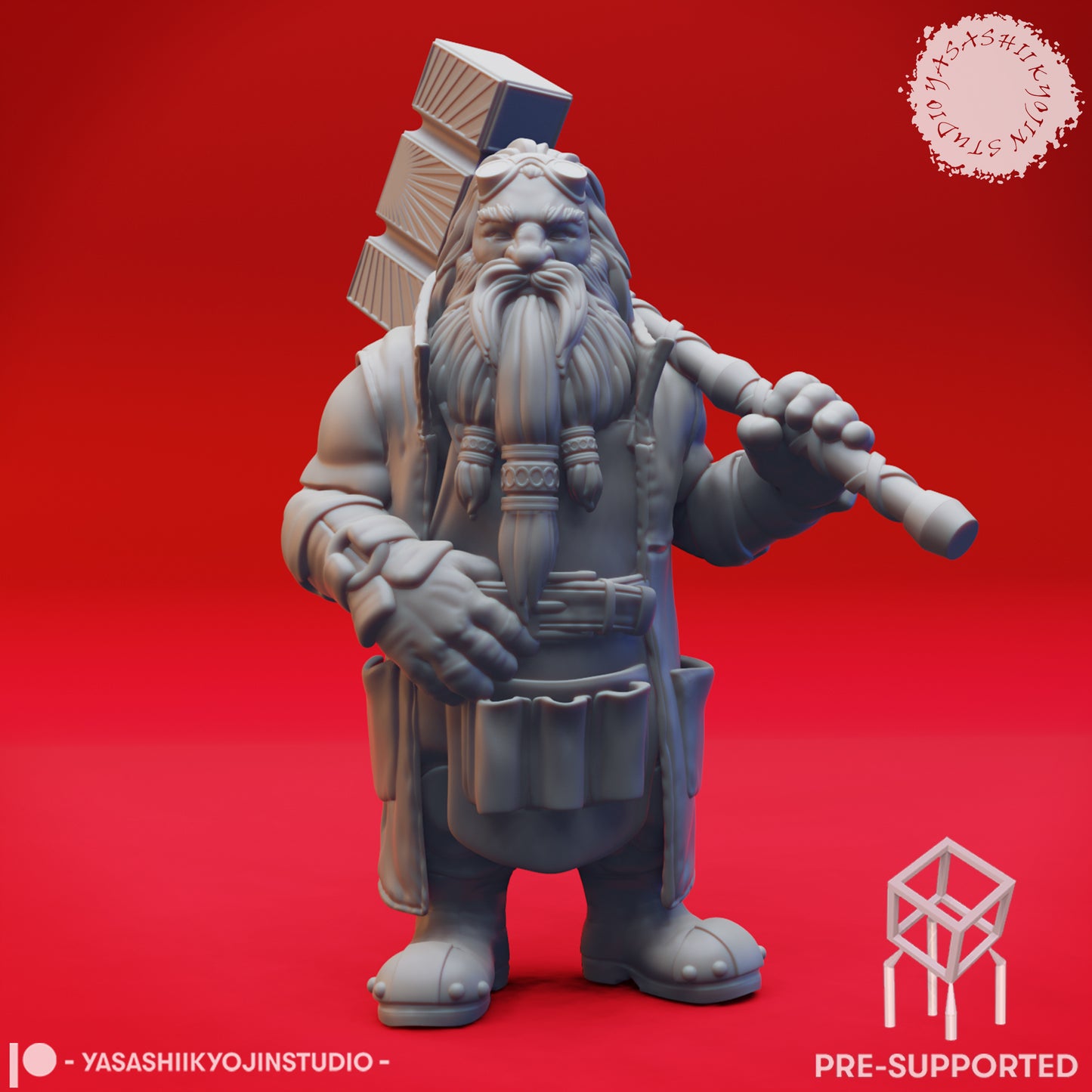 Nundro Rockseeker - Tabletop Miniature (Pre-Supported)