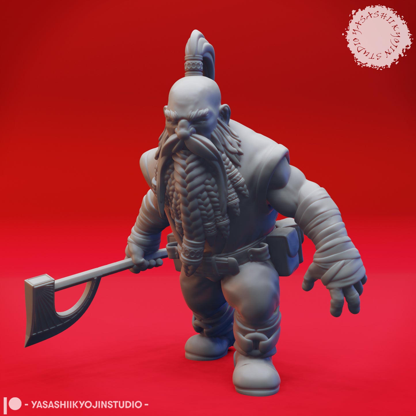 Tharden Rockseeker - Tabletop Miniatures (Pre-Supported)