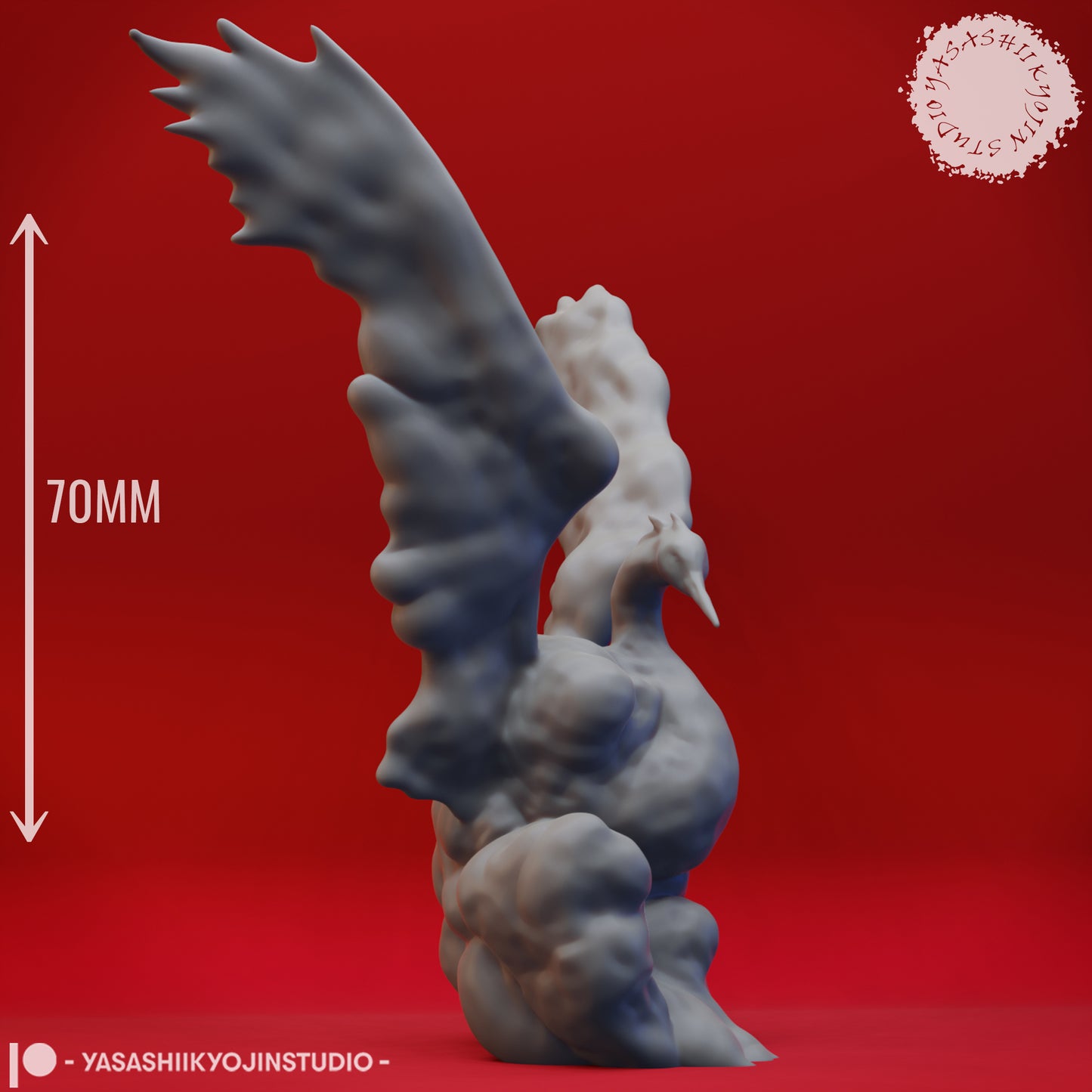 Elemental - Air - 3D Printed Mini for Tabletop Gaming, Dungeons and Dragons, Pathfinder, Kings of War and other RPG's