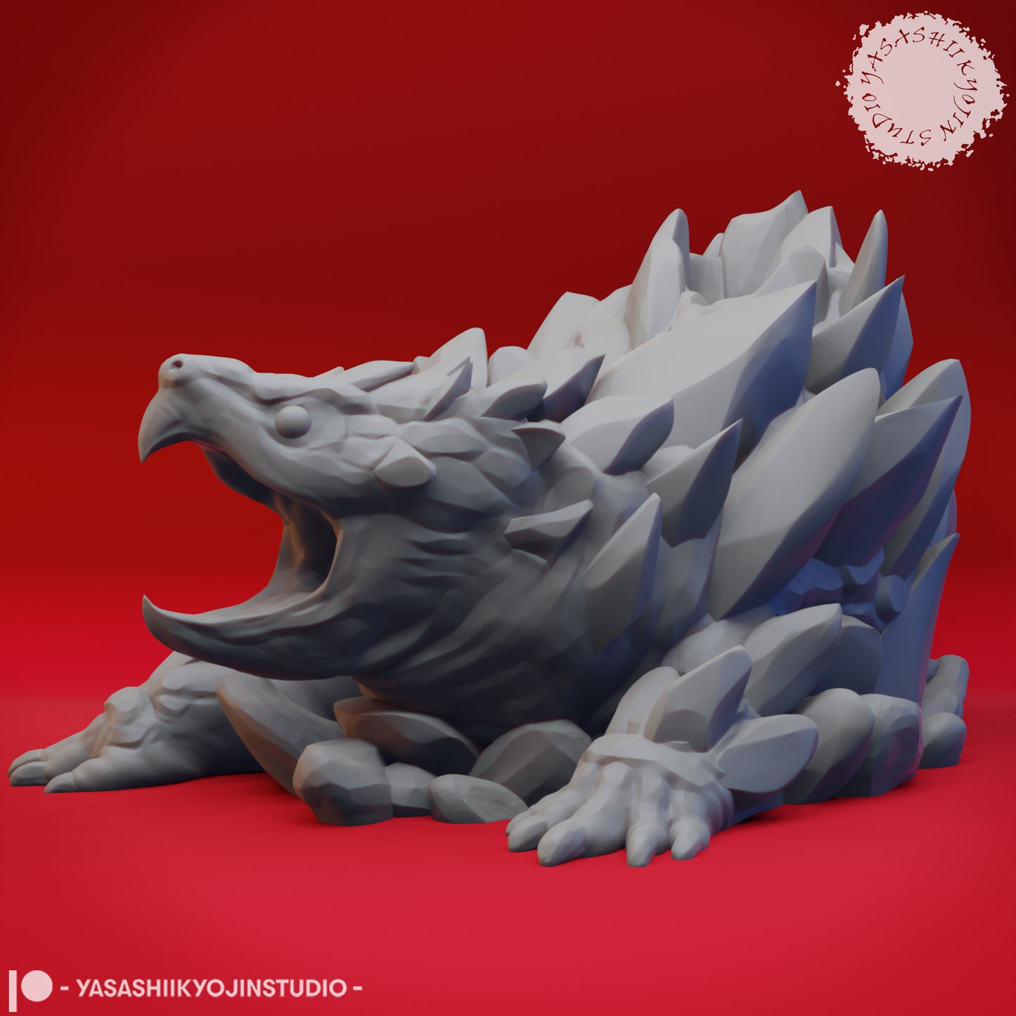Elemental - Earth - 3D Printed Mini for Tabletop Gaming, Dungeons and Dragons, Pathfinder, Kings of War and other RPG's