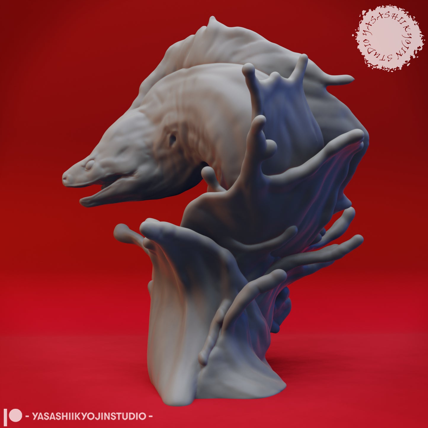 Elemental - Water - 3D Printed Mini for Tabletop Gaming, Dungeons and Dragons, Pathfinder, Kings of War and other RPG's