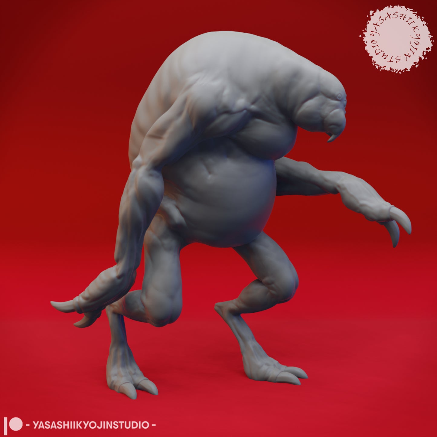 Ettercap - Stalking - 3D Printed Mini for Tabletop Gaming, Dungeons and Dragons, Pathfinder, Kings of War and other RPG's