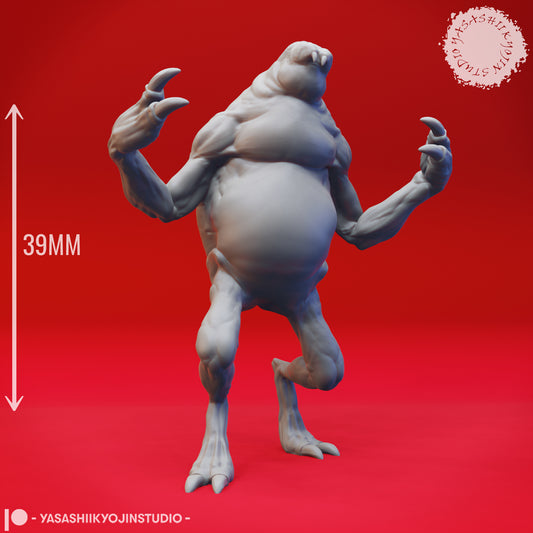 Ettercap - Screaming - 3D Printed Mini for Tabletop Gaming, Dungeons and Dragons, Pathfinder, Kings of War and other RPG's